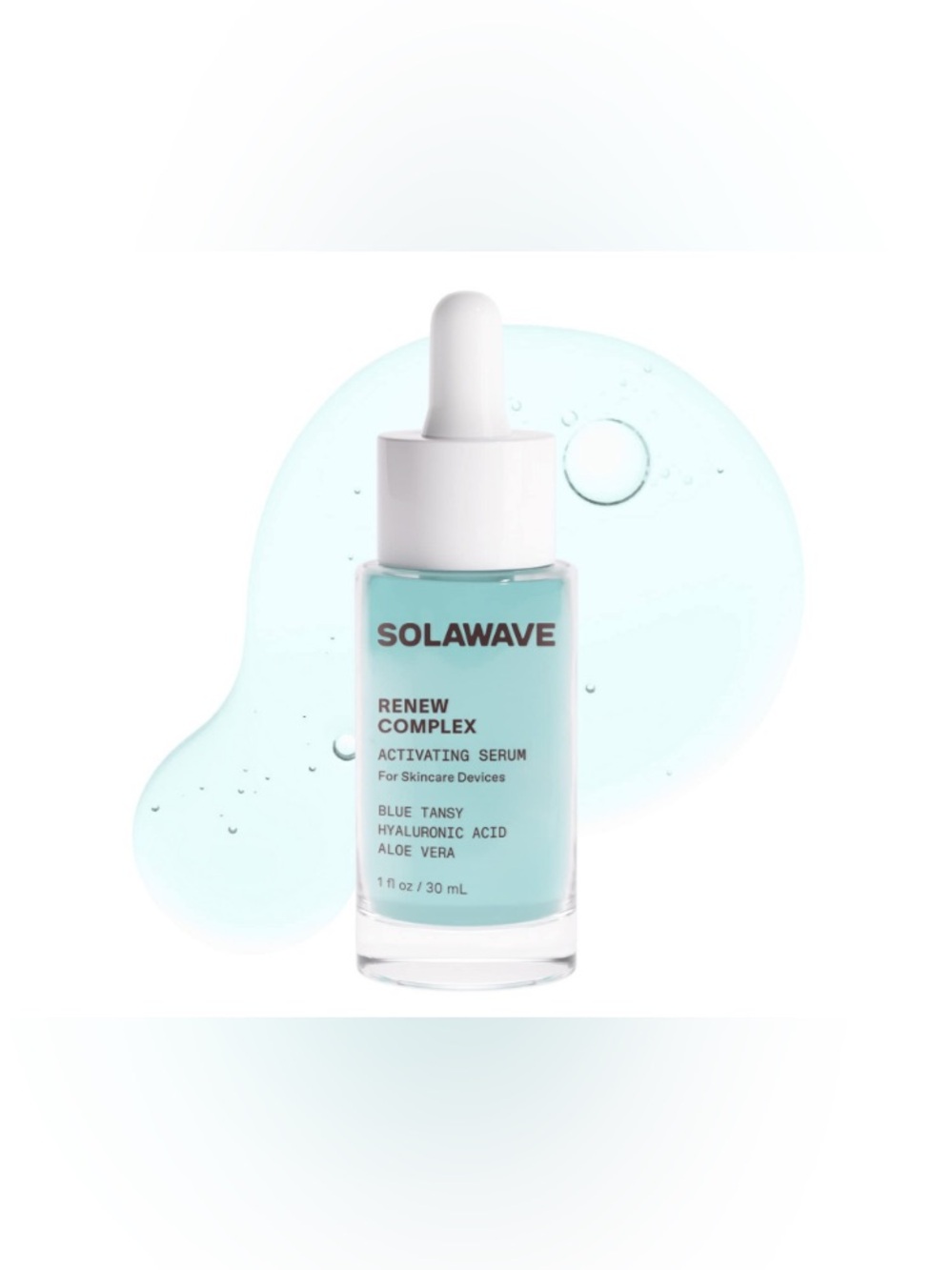 Solawave Renew Complex Red Light Therapy Activation Serum for Face & Neck